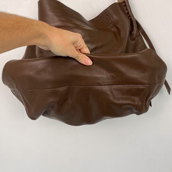 NWT Callen Cordero Stella Rolex Shoulder Bag Brown Premium w/ Brass Art - Picture 6 of 9